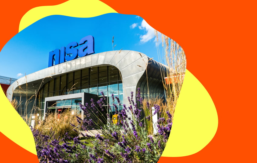 Plánek nákupního centra Nisa Liberec