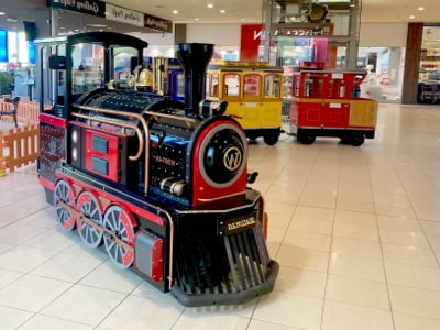 Dětský koutek uprostřed centra